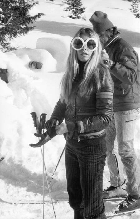 Brigitte Bardot scia in Svizzera Brigitte Bardot scia in Svizzera