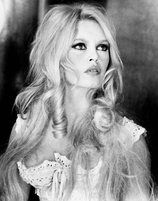 Brigitte Bardot in 1968 - Photographic print for sale
