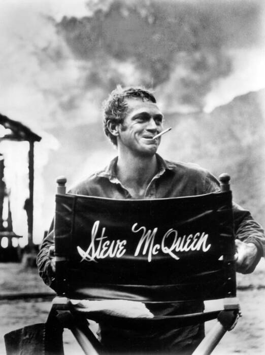 Steve McQueen op de set van Nevada Smith (1966) Steve McQueen op de set van Nevada Smith (1966)