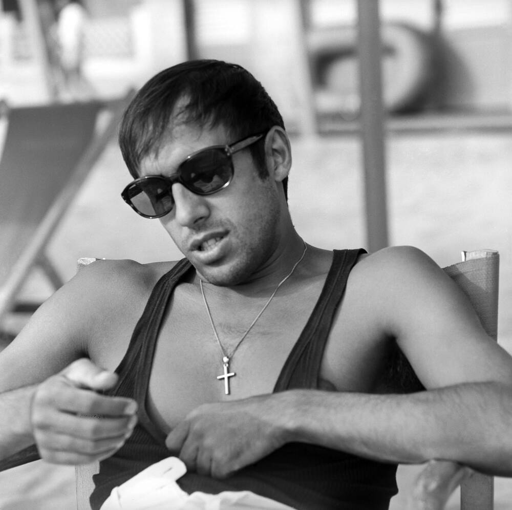 Adriano Celentano im Urlaub in Versilia 1967