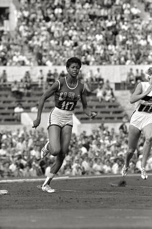 Wilma Rudolph aux Jeux Olympiques de Rome 1960 Wilma Rudolph aux Jeux Olympiques de Rome 1960