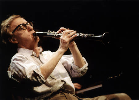Woody Allen spelar klarinett Woody Allen spelar klarinett