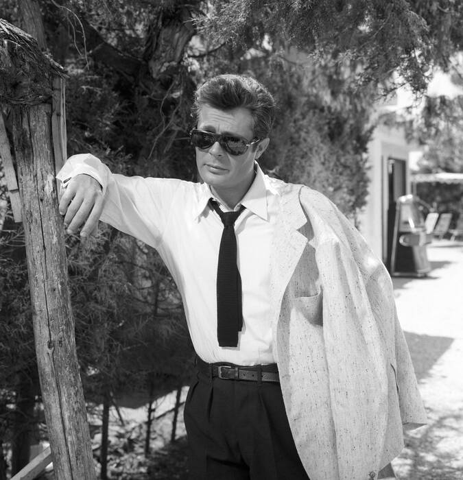 Marcello Mastroianni in de film La Dolce Vita