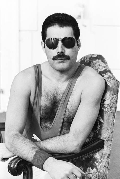 Porträtt av Freddie Mercury (1984) Porträtt av Freddie Mercury (1984)