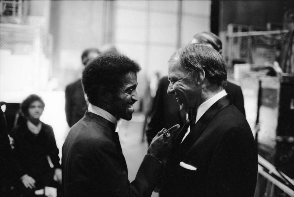 Sammy and Frank Backstage