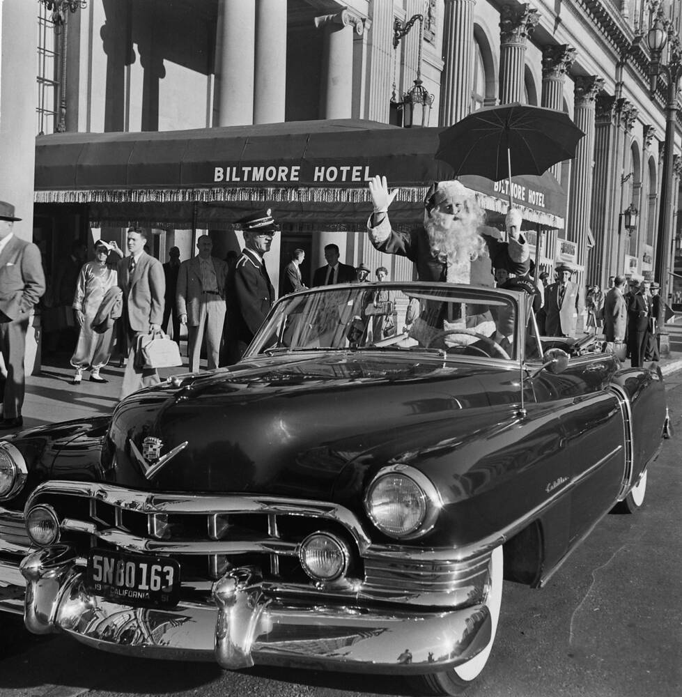 Kerstman in Los Angeles in 1951