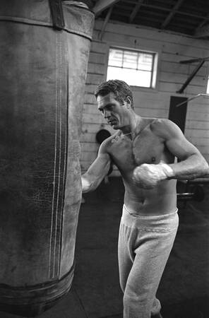 Steve McQueen - Paramount Studios in 1963 Steve McQueen - Paramount Studios in 1963