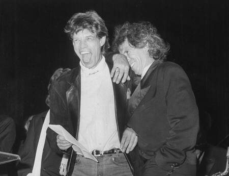 Th Rolling Stones -Mick Jagger och Keith Richards Th Rolling Stones -Mick Jagger och Keith Richards