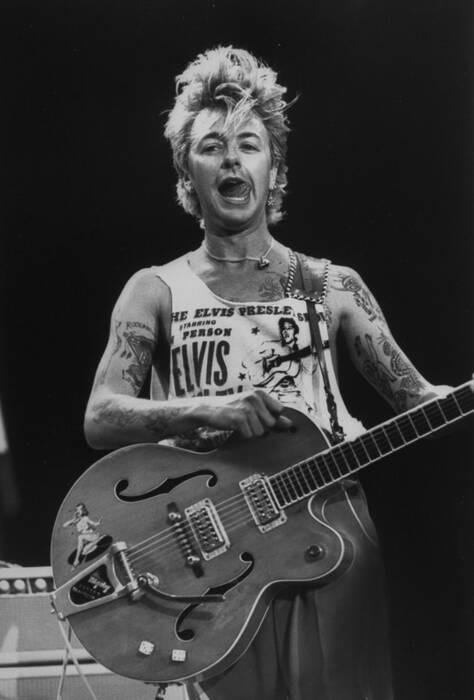 Brian Setzer of the Stray Cats (1989) - Photographic print for sale
