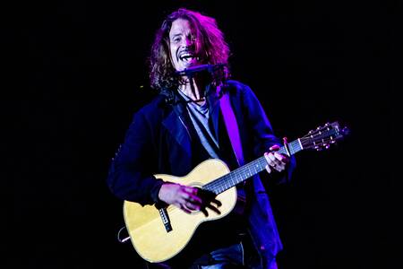 Chris Cornell smiles Chris Cornell smiles