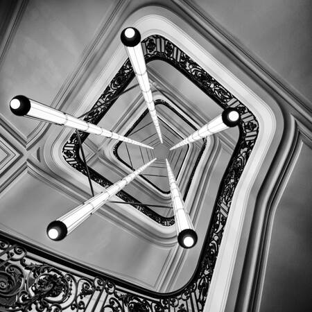 Escalier - Bourse de Commerce - Pinault Collection 1 Escalier - Bourse de Commerce - Pinault Collection 1