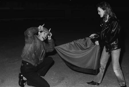 Frederic Miterrand y Vanessa Paradis en 1987