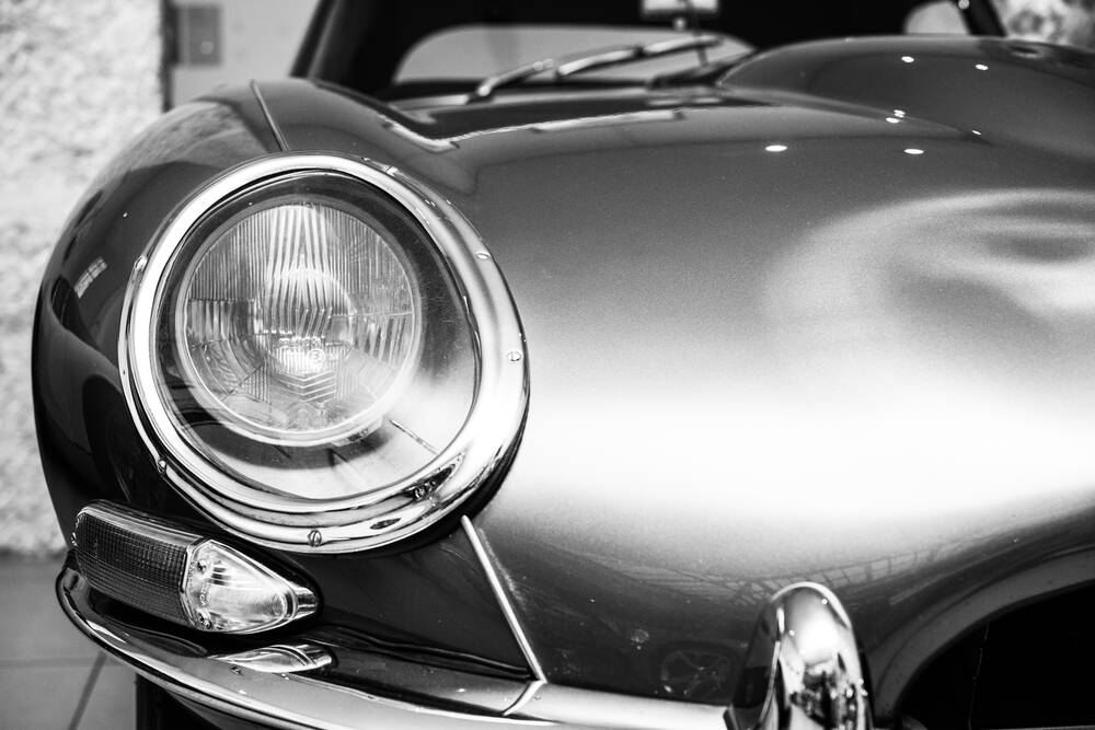 Jaguar E-Type Convertible front view