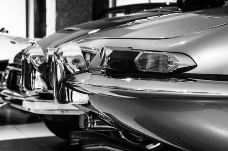 The stern of a Jaguar E-Type The stern of a Jaguar E-Type