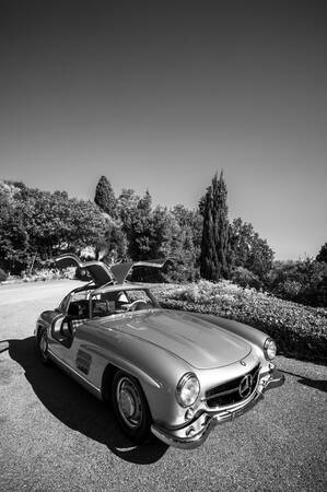 Mercedes 300SL Gullwing NB Sky View Mercedes 300SL Gullwing NB Sky View