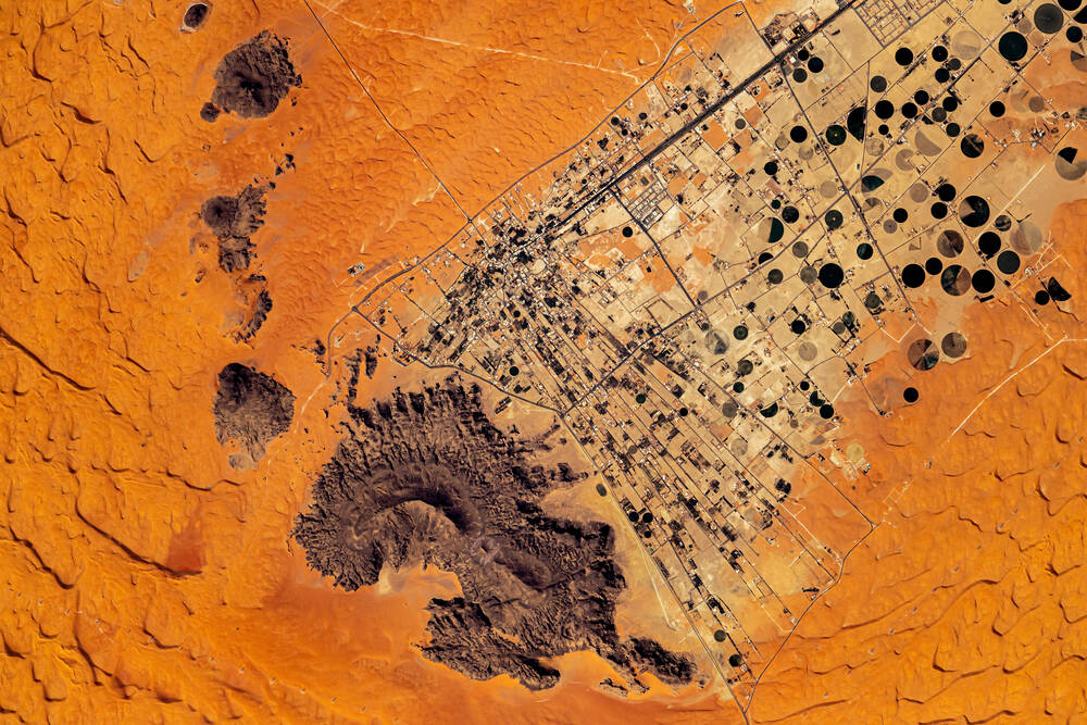 The desert of Saudi Arabia