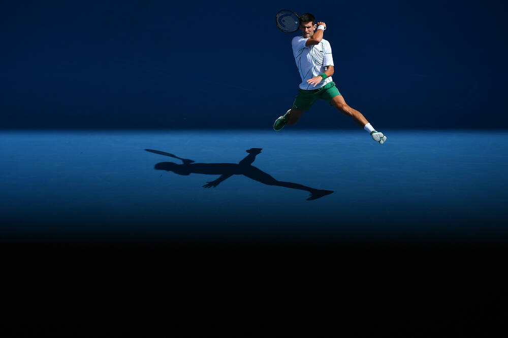 Novak Djokovic - Deep blue