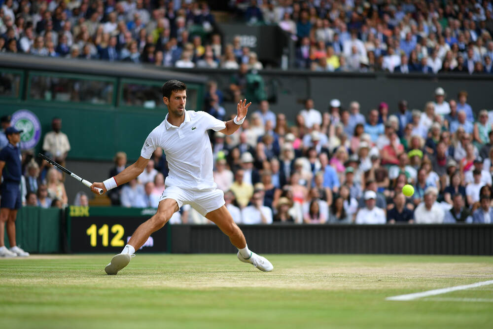 Novak Djokovic - In his garden