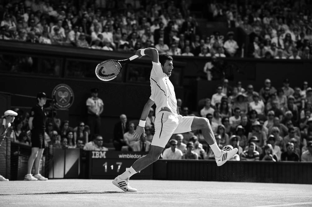 Novak Djokovic - Le Pantin BW