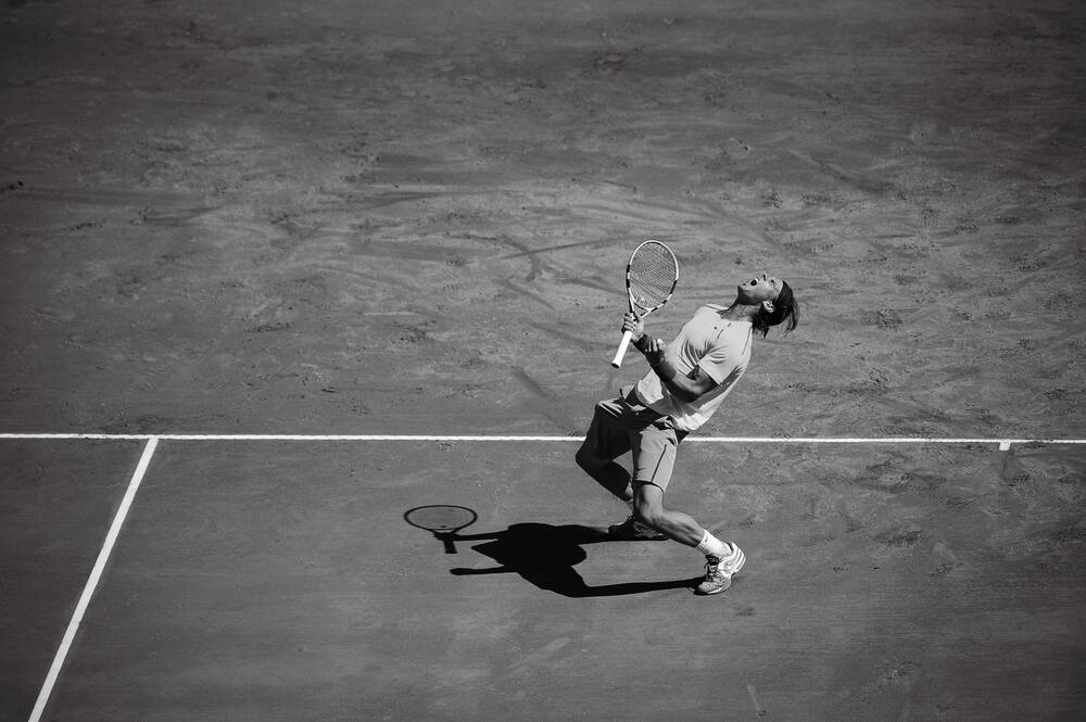 Rafael Nadal - Vamos Rafa bw