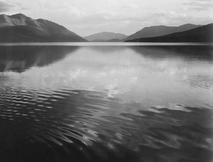 Evening - McDonald Lake Glacier National Park - Photographic print