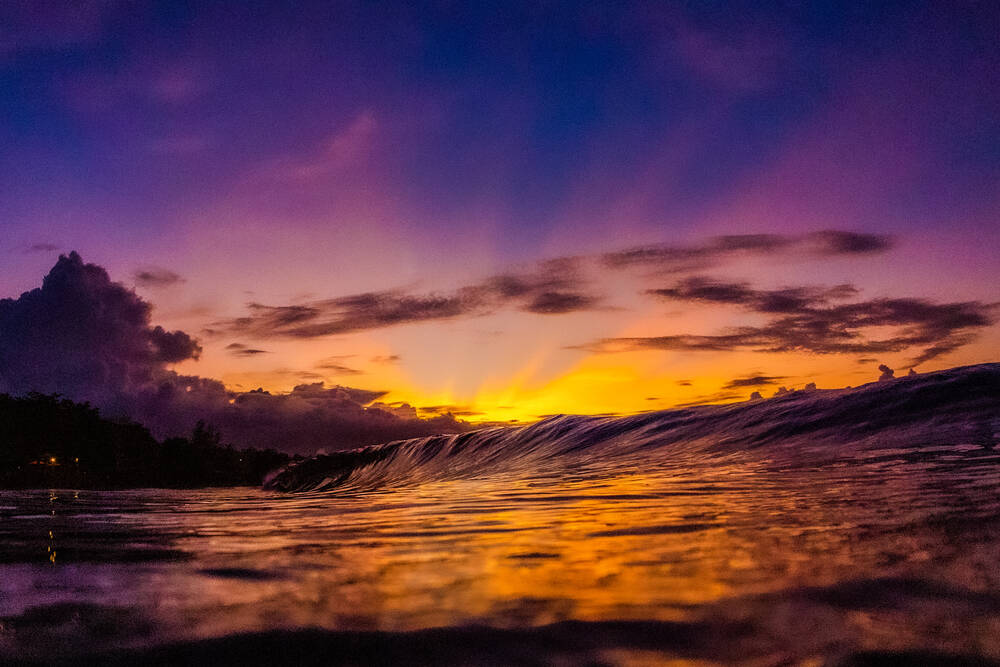 Tropische zonsondergang