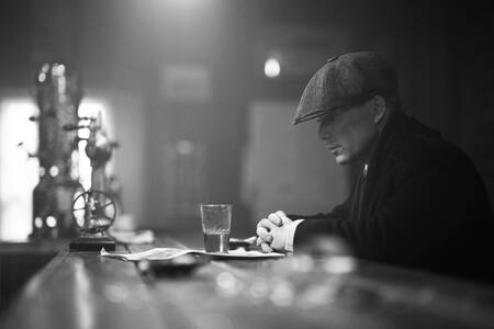 Maglietta Peaky Blinders Uomo/donna – Grigia Con Stampa 'By Order Of' – Cotone – Elbenwald