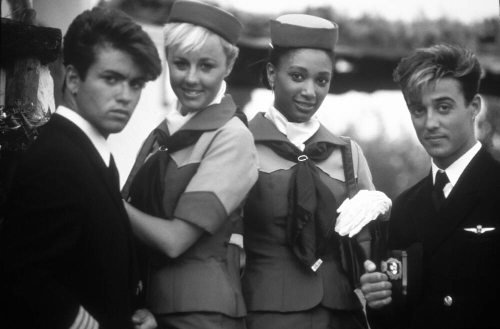 Le groupe Wham en 1983