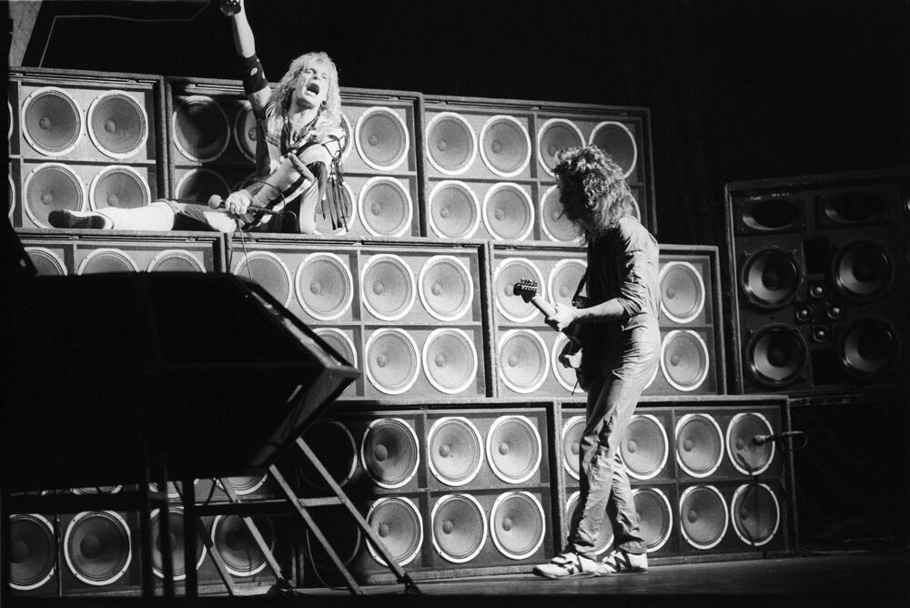 Roth et Van Halen sur scène