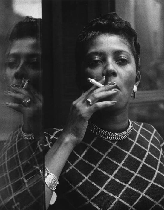 De roker van Harlem - New York 1956 De roker van Harlem - New York 1956