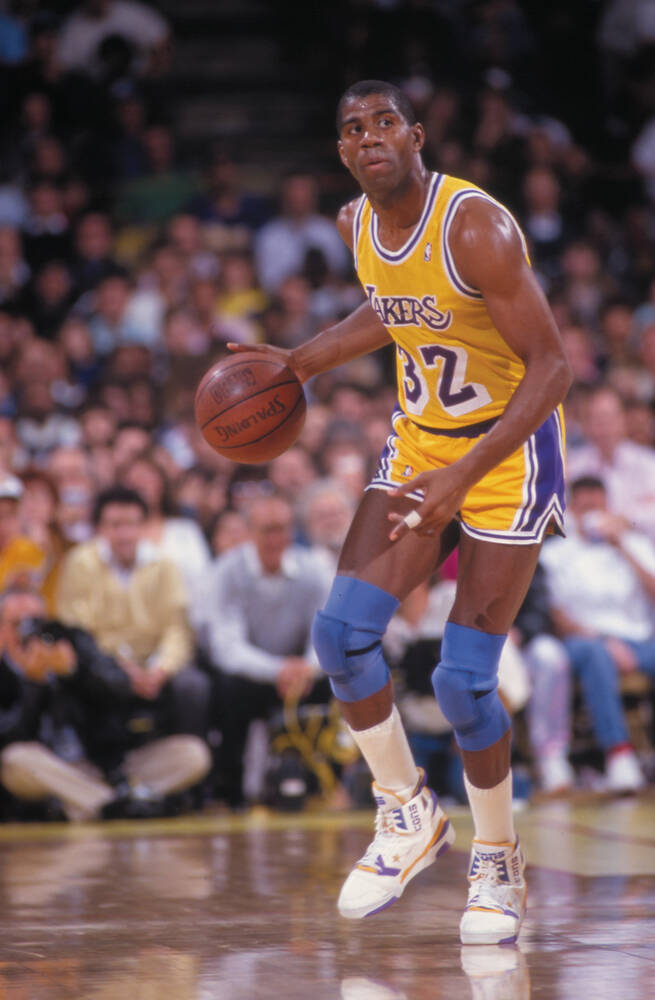 Magic Johnson leidt het spel 1992