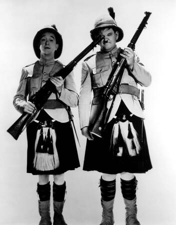 Den oförglömliga komikerduon Stan Laurel och Oliver Hardy Den oförglömliga komikerduon Stan Laurel och Oliver Hardy