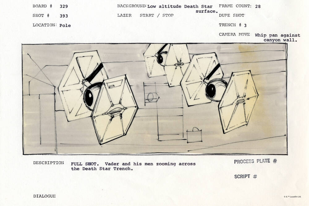 Star Wars Concept Art - Vader and TIE Fighters