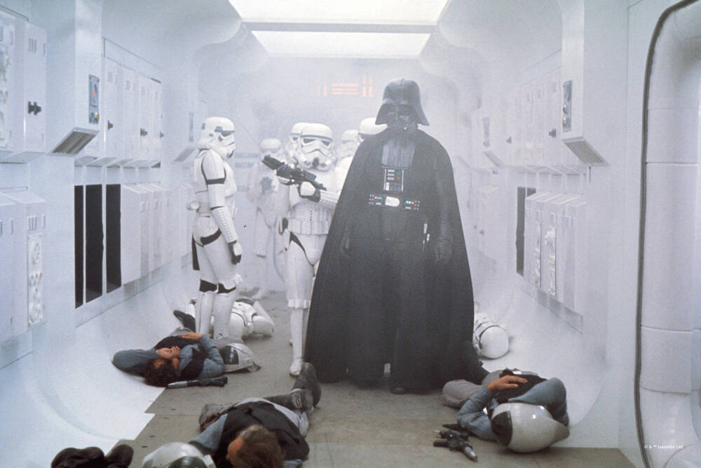 Star Wars - Darth Vader enters the Tantive IV - Photographic print for sale