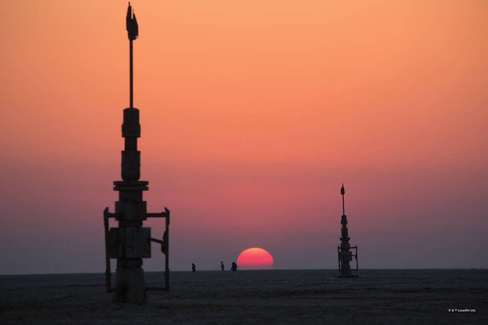 Star Wars - Tatooine sun set