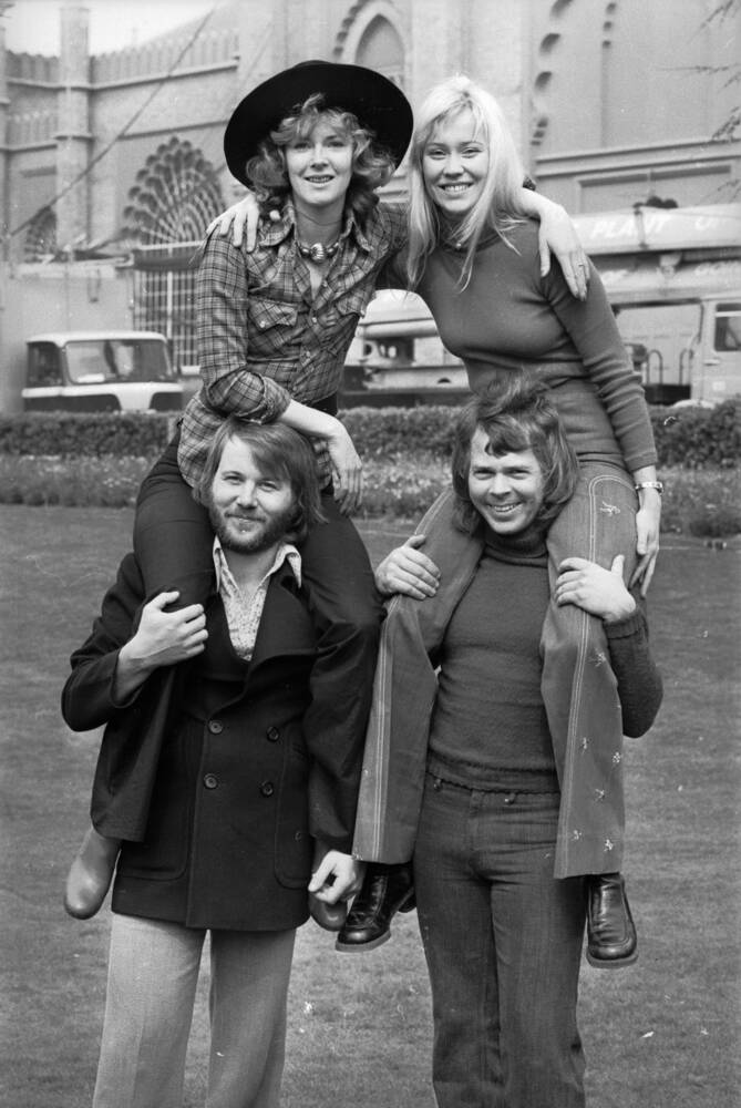 ABBA en 1974 à Brighton