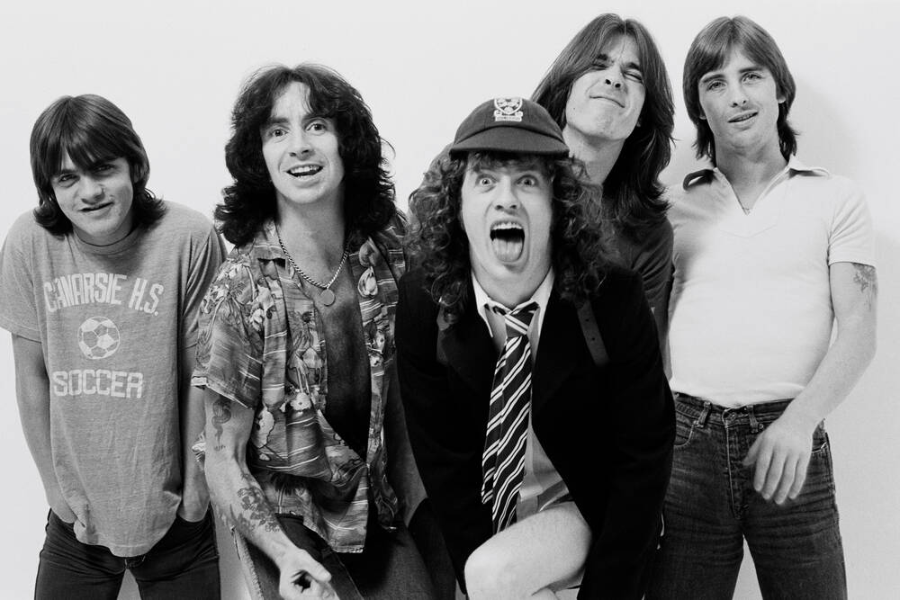 AC/DC in Londen in 1979