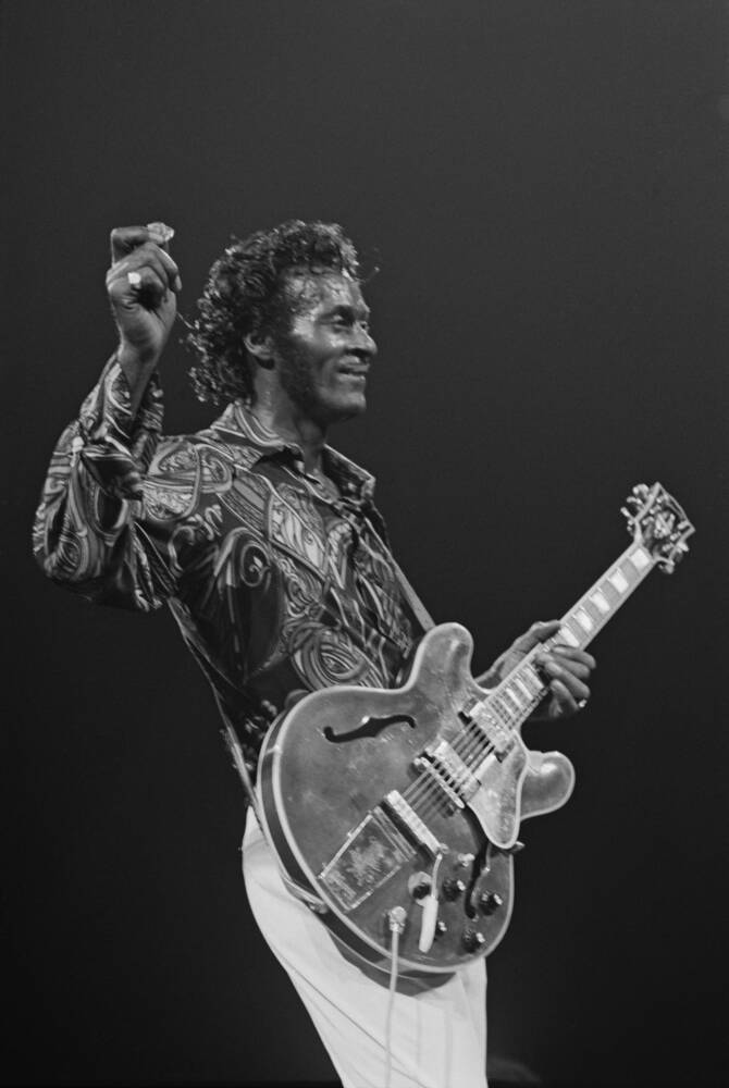 Icon Chuck Berry New York Madison Square Garden in 1971 - Photographic ...