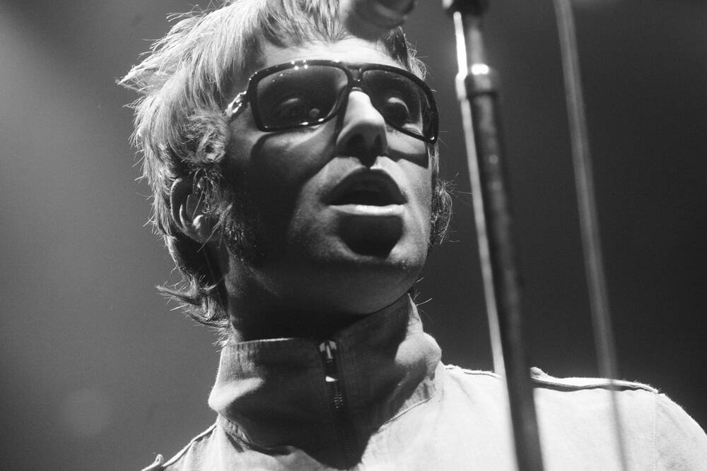 Liam Gallagher Netherlands 1995 - Photographic print for sale