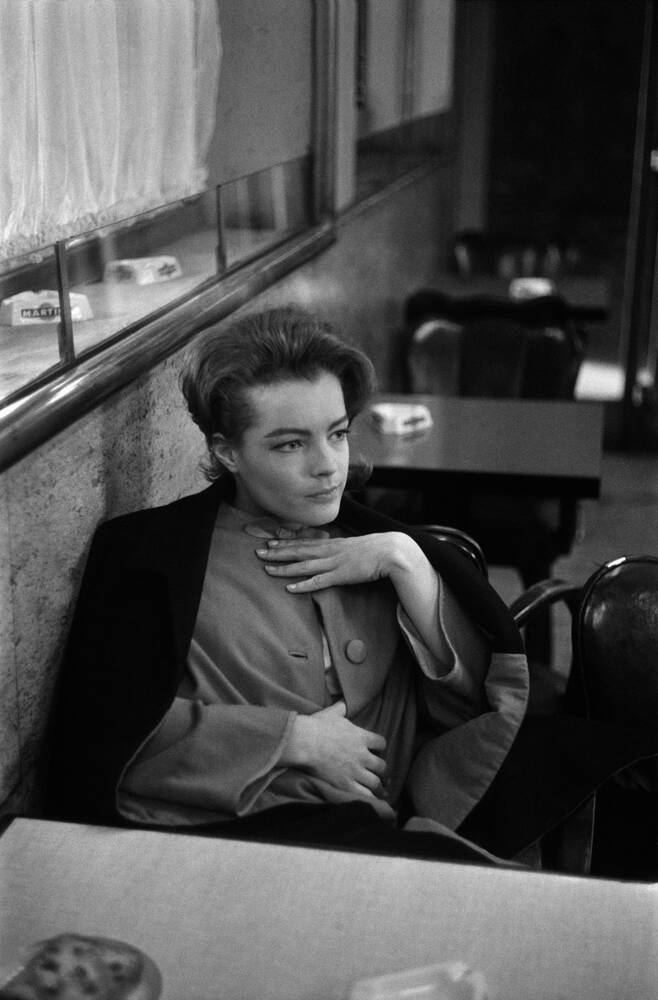 Romy Schneider - filmster op de set van The Trial