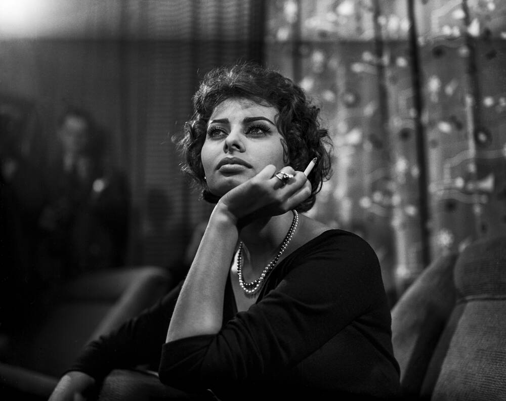 Sophia Loren in London 1957
