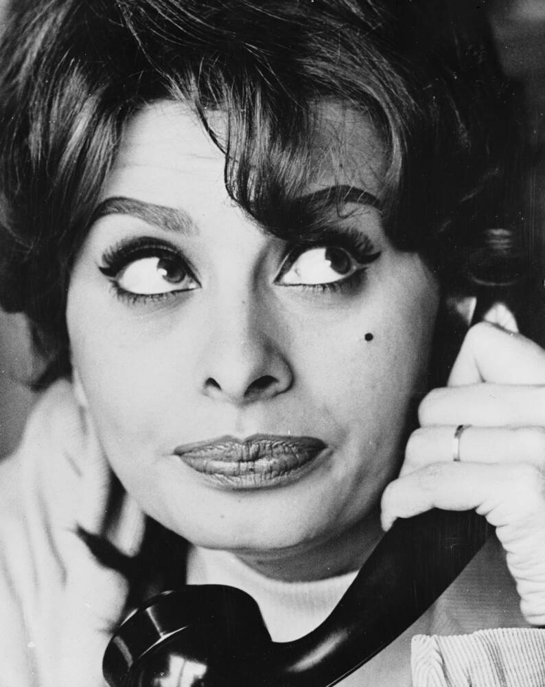 Sophia Loren in Zwitserland