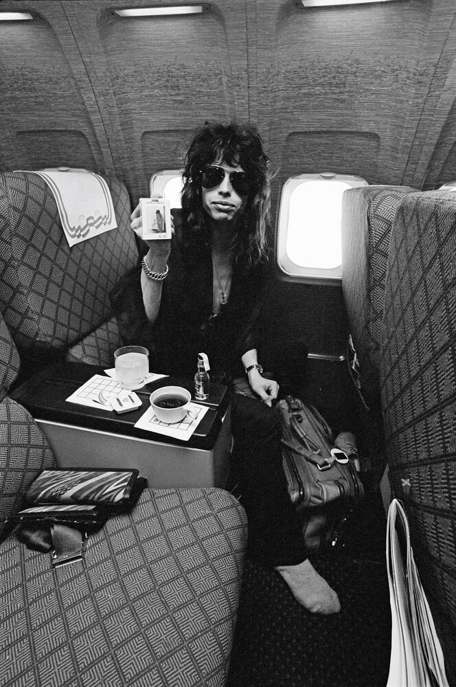 Steven Tyler - Aerosmith en tournée en 1976