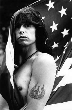 Aerosmith - Steven Tyler ze Nederland 1990 Aerosmith - Steven Tyler ze Nederland 1990