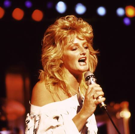 Bonnie Tyler op het Montreux Rock Festival - 1980