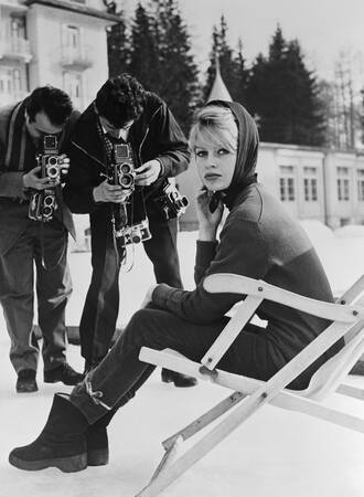 Brigitte Bardot - Cortina d'Ampezzo im Jahr 1956