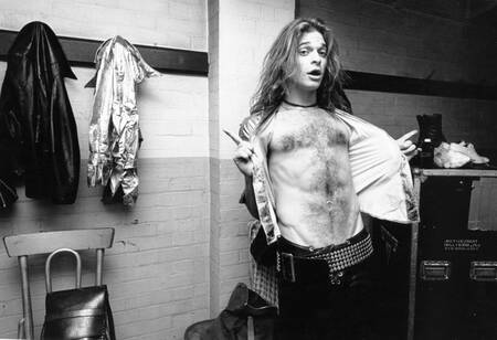 David Lee Roth backstage David Lee Roth backstage