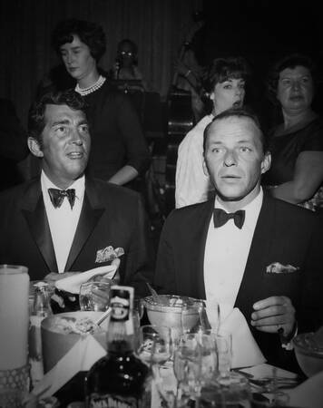 Dean Martin and Frank Sinatra in 1961 - Rat Pack