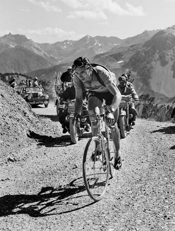 Hugo Koblet - Tour de France - Alpen 1951