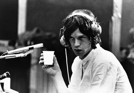 Mick Jagger sul set di One Plus One Mick Jagger sul set di One Plus One